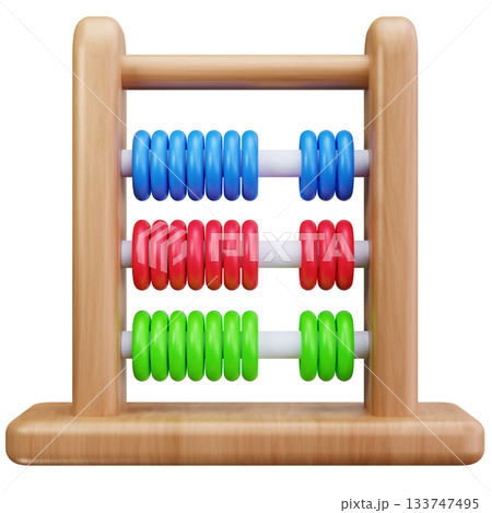 Wooden Abacus Toy Tool Wooden Abacus Toy Tool 133747495