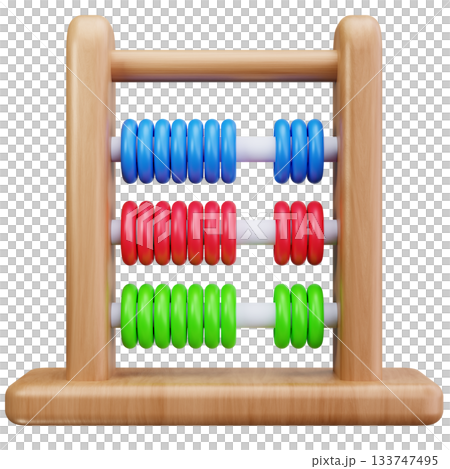 Wooden Abacus Toy Tool Wooden Abacus Toy Tool 133747495
