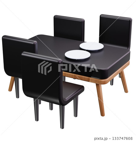 Elegant Dining Table Set 133747608