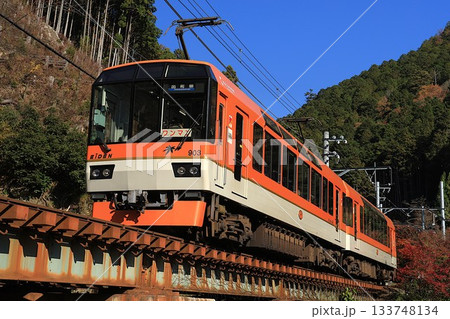 【叡山電鉄】900系〜きらら〜（鞍馬線：鞍馬〜貴船口） 133748134