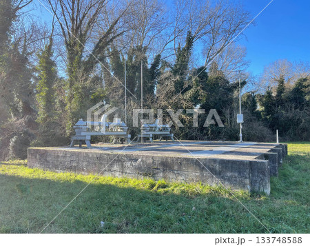 Irrigation water control system for crops, Bosco della Panfilia, San Agostino, Ferrara, Italy 133748588