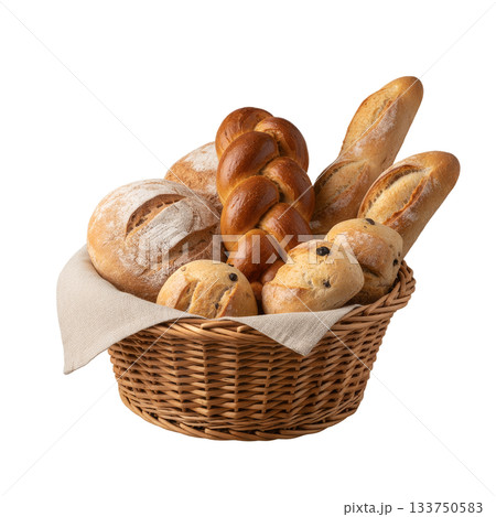 パンバスケット（背景透過） 133750583
