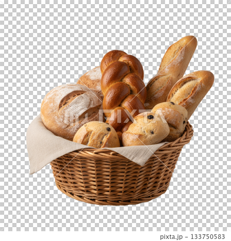 パンバスケット（背景透過） 133750583