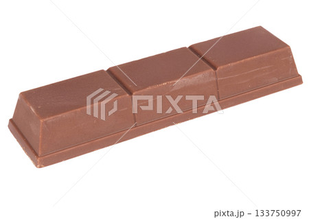 Chocolate wafers Bite break isolated on white background Chocolate wafers Bite break isolated on white background 133750997