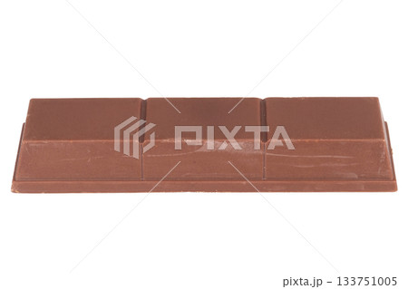 Chocolate wafers Bite break isolated on white background Chocolate wafers Bite break isolated on white background 133751005