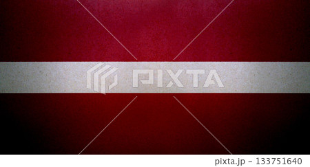 Flag of Latvia on a paper 133751640