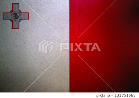 Flag of Malta on a paper Flag of Malta on a paper 133751665