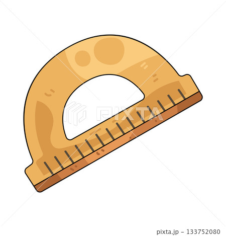 illustration of Protractor 133752080