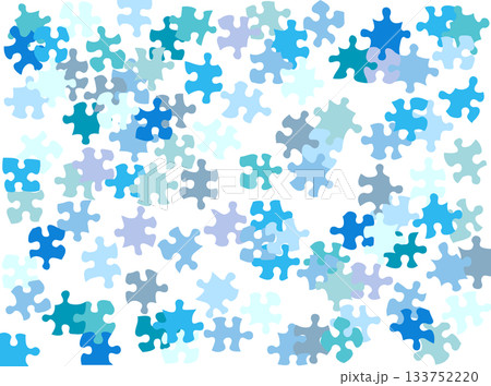 ジグソーパズルバラ・ブルー 133752220