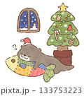カワウソさんのクリスマス 133753223