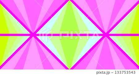 幾何学模様　三角形　カラフル 133753543