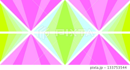 幾何学模様　三角形　カラフル 133753544