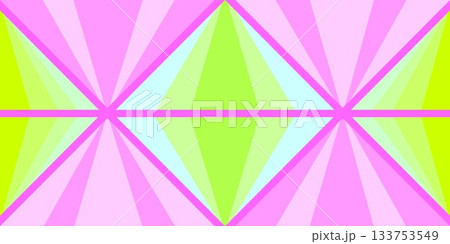 幾何学模様　三角形　カラフル 133753549