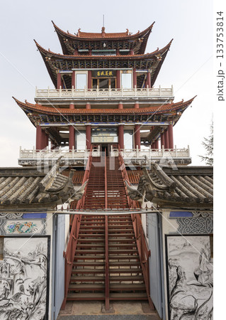 Tianjing Temple at Luoquan in Dali, China Tianjing Temple at Luoquan in Dali, China 133753814