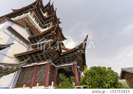 Tianjing Temple at Luoquan in Dali, China Tianjing Temple at Luoquan in Dali, China 133753833