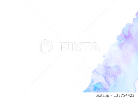 水彩風のフレーム 水彩風のフレーム 133754422