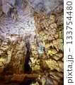 光に照らされたティエンクン洞窟の壮麗な鍾乳洞景観(ベトナム・ハロン湾) 光に照らされたティエンクン洞窟の壮麗な鍾乳洞景観(ベトナム・ハロン湾) 133754480