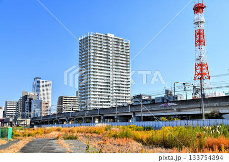 西武鉄道練馬駅よりちょっと西側周辺を望む(東京都練馬区)【2025.12】 133754894