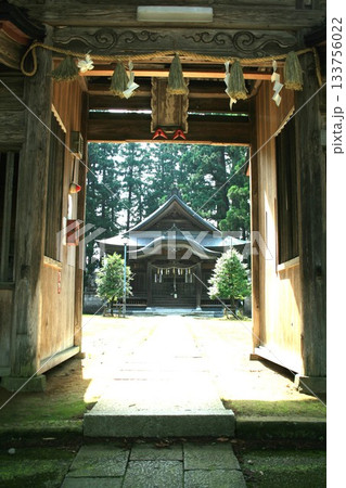 新潟県小千谷市魚沼神社風景 新潟県小千谷市魚沼神社風景 133756022