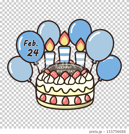 誕生日ケーキ 133756088