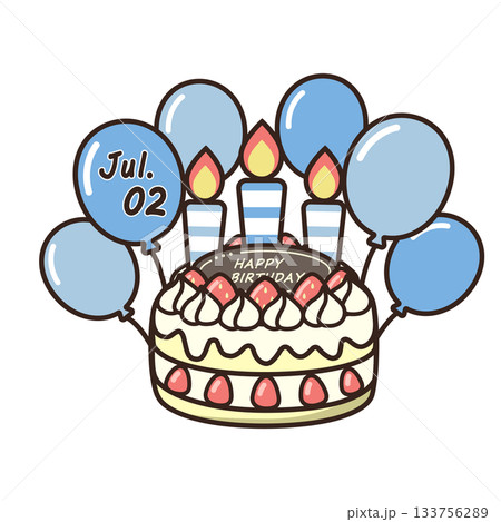 誕生日ケーキ 133756289