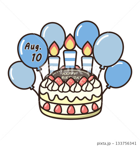 誕生日ケーキ 133756341