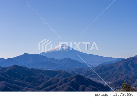 百蔵山から見た富士山02 133756650