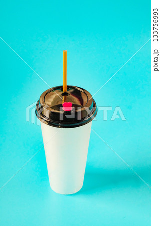 Blank white acrylic tumbler suitable for soft drink. Blank white acrylic tumbler suitable for soft drink. 133756993