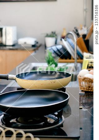 Furniture and kitchen utensils. 133758386