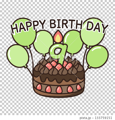 生日巧克力蛋糕 133759151