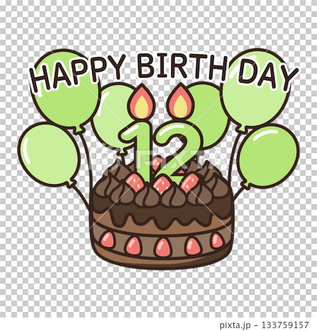 生日巧克力蛋糕 133759157