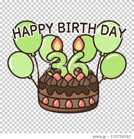 生日巧克力蛋糕 133759192