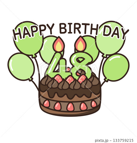 誕生日チョコケーキ 133759215