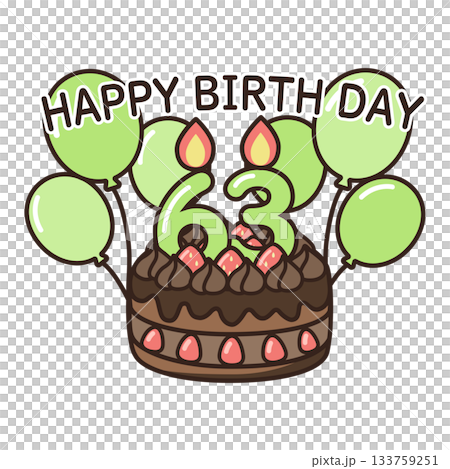 生日巧克力蛋糕 133759251