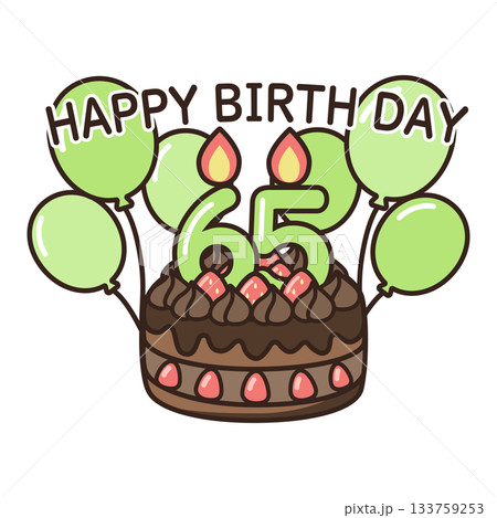 誕生日チョコケーキ 133759253