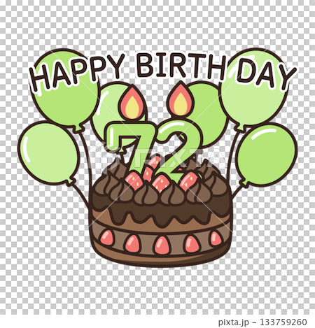 生日巧克力蛋糕 133759260