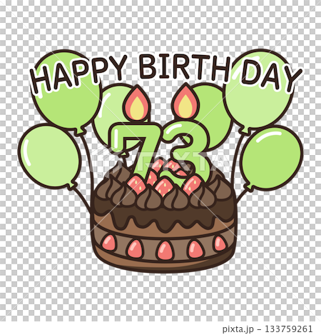 生日巧克力蛋糕 133759261