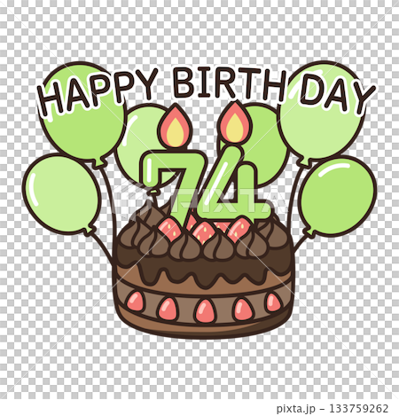 生日巧克力蛋糕 133759262