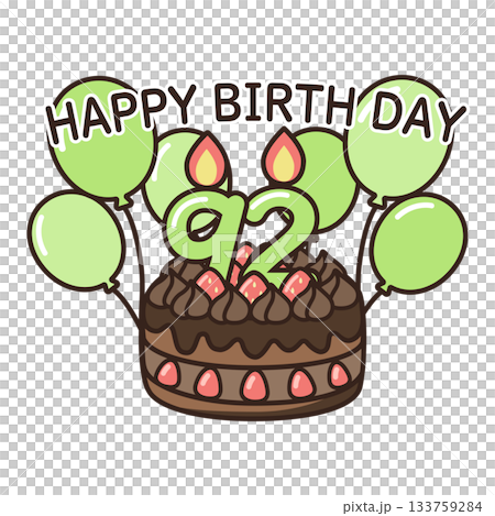 生日巧克力蛋糕 133759284