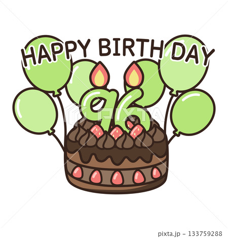 誕生日チョコケーキ 133759288