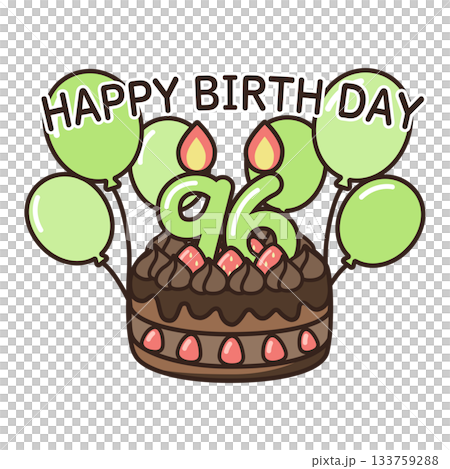 誕生日チョコケーキ 133759288