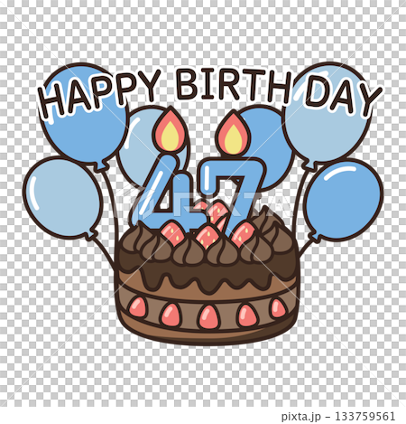 生日巧克力蛋糕 133759561