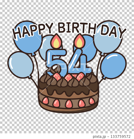 誕生日チョコケーキ 133759572