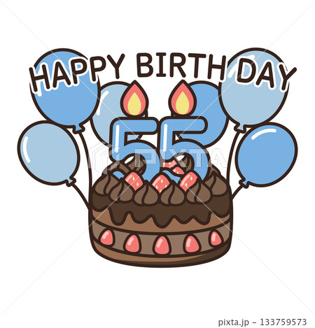 誕生日チョコケーキ 133759573