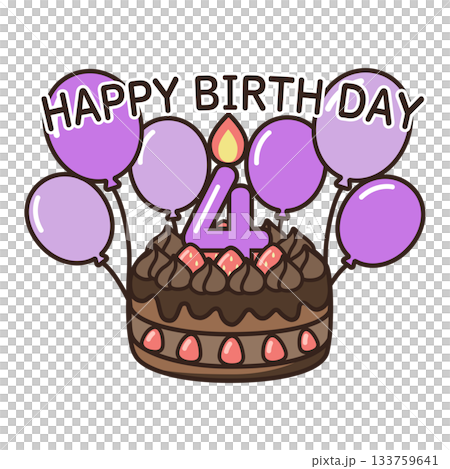 生日巧克力蛋糕 生日巧克力蛋糕 133759641