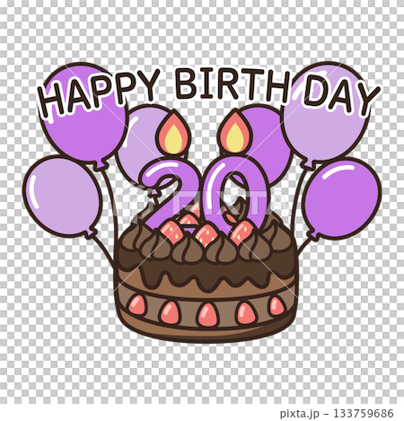 誕生日チョコケーキ 誕生日チョコケーキ 133759686