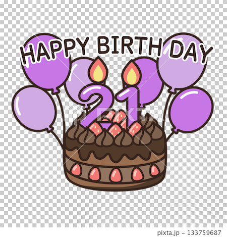 誕生日チョコケーキ 133759687
