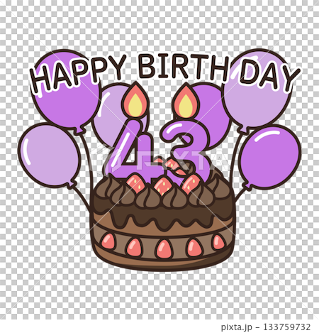 生日巧克力蛋糕 133759732