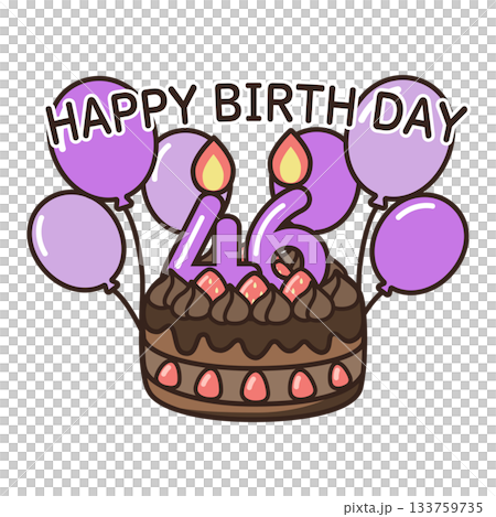 生日巧克力蛋糕 133759735