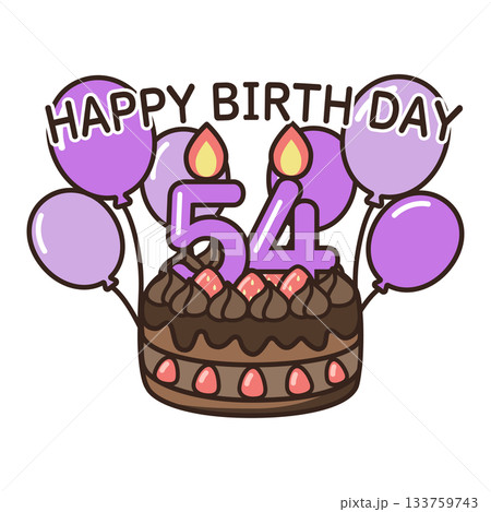 誕生日チョコケーキ 133759743